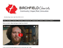 Tablet Screenshot of birchfieldchurch.co.uk